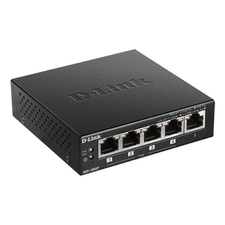 D-Link 5-Port Desktop Gigabit PoE+